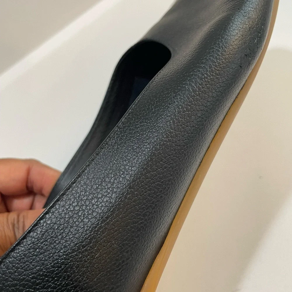Everlane Leather Ballet Flats 10.5 in Black